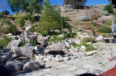 THIS WATERFALL TO THE LEFT AS  A VISITOR CLIMBS THE HILL INTO THE MAIN PART OF THE RESORT IS CALLED VIAGRA FALLS