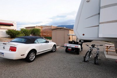 WE HAVE PLENTY OF ROOM ON OUR SITE FOR OUR CAR, TRUCK AND GOLF CART