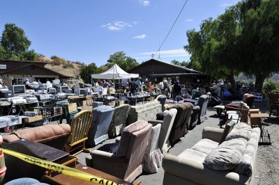 EACH YEAR THERE IS A HUGE GARAGE SALE RUN BY THE PARK