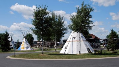 AND THESE NEIGHBORS WERE IN TEPEES THAT RENT FOR $20 A NIGHT
