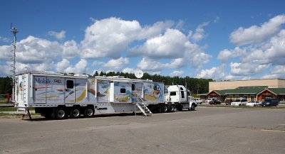 THIS IS A MOBILE COMMAND CENTER THAT IS OWNED AND OPERATED BY THE MDEWAKANTON SIOUX TRIBE