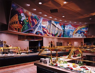 THE LINES CAN BE LONG PARTICULARLY FOR THE SEAFOOD BUFFET AT $22.95 ON WEDNESDAY NIGHTS