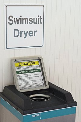 THIS MACHINE WILL SPIN MOST OF THE WATER OUT OF YOUR SPEEDO