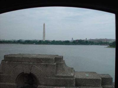 THE WASHINGTON MONUMENT RISES OVER 500 FT