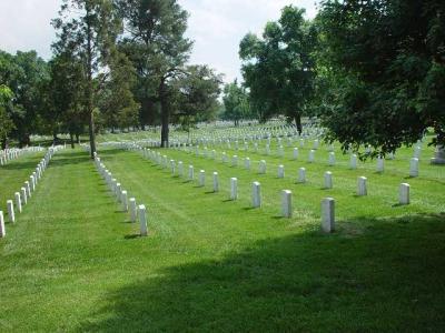THERE ARE ROWS AND ROWS AND ROWS OF GRAVE STONES