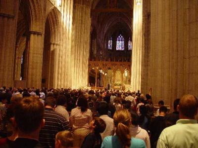 INTERIOR OF THE NATIONAL CATHEDRAL