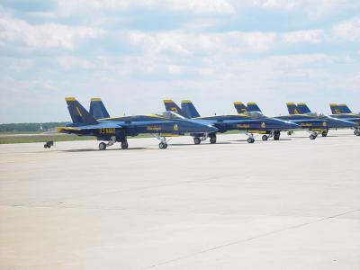 BLUE ANGELS ON THE GROUND