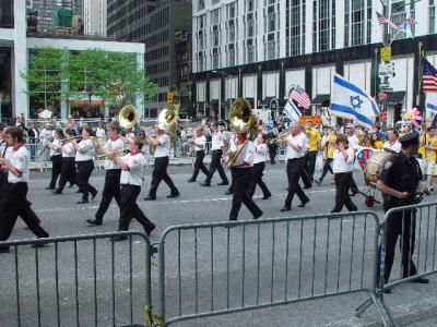 WE ATTENDED THE ISRAELI DAY PARADE ON FIFTH AVE