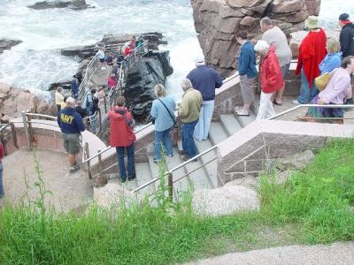 MORE VISITORS TO THUNDER HOLE