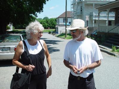 SARA AND TONY REMINISCE ON SAM'S STREET
