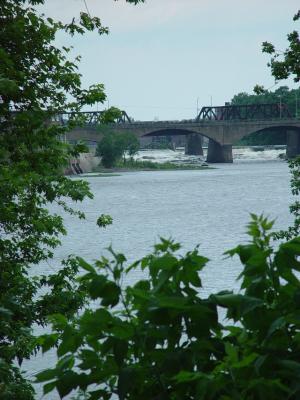 THE PARTY WAS ON THE BANKS OF THE KENNEBEC RIVER