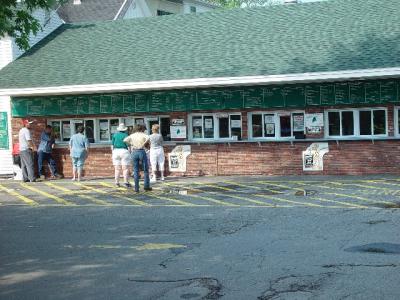 SAM WORKED AT THIS ICE CREAM STAND WHEN HE WAS IN HIGH SCHOOL