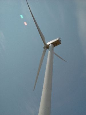 THE WIND TURBINES AT NORTH CAPE PROVIDE ELECTRICITY TO HUNDREDS OF HOMES