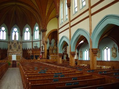 THIS INCREDIBLE CHURCH BURNED AND WAS REBUILT TWICE.....