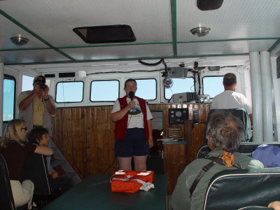 THIS WAS OUR PUFFIN TOUR GUIDE-SHE WAS GREAT.......