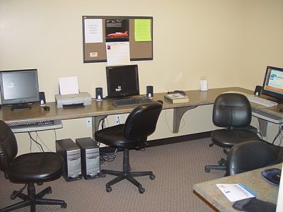 THE COMPUTER ROOM WAS OFTEN FULL