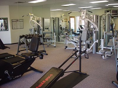 THE EXERCISE ROOM WAS USED OFTEN