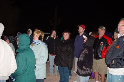 CAN YOU SPOT THE GUY FROM WISCONSIN IN THE MOON LIGHT WALK GROUP.....HINT LOOK AT THE LEGS