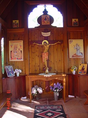 THIS WAS THE INSIDE OF THE SMALLEST CHAPEL