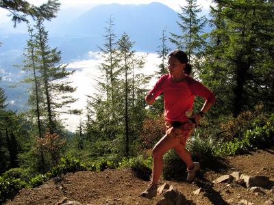 MARCH JU running up Mt. Si