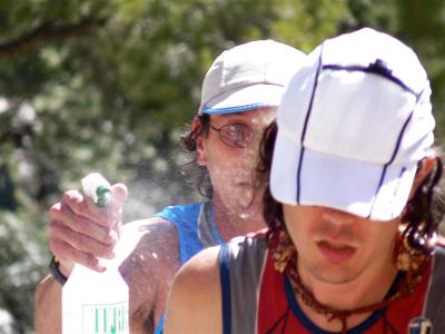 JULY<br>Scott Jurek wins and sets a new course record at Badwater</br>