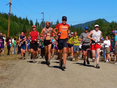 AUGUST<br> The start of the Cascade Crest Classic 100M</br>