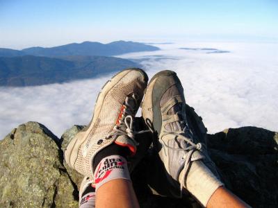 NOVEMBERMid-run bliss atop the Haystack on Mt. Si