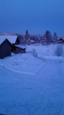 First winter photo from Dalarna