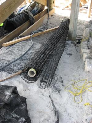 another geogrid roll....not much left