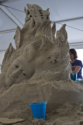 NEPTUNE FESTIVAL SAND SCULPTURE