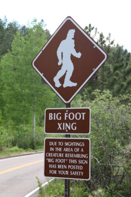 Who knew Bigfoot lived on Pikes Peak