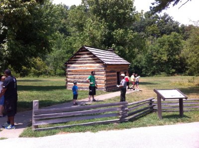 Abe Lincoln's boyhood home