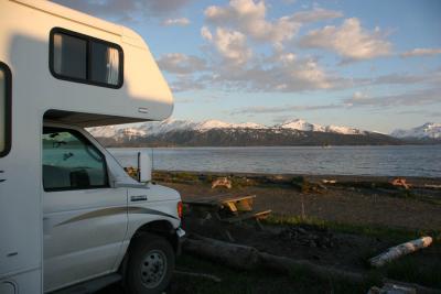 View from the Homer Spit Campground
