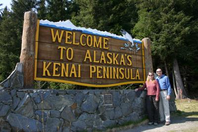 Welcome Sign to the Kenai Peninsula