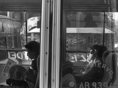 In the public transport / En el transporte público