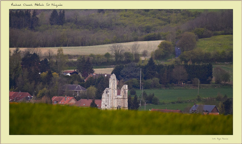 Ruined church Ablain St Nazaire
