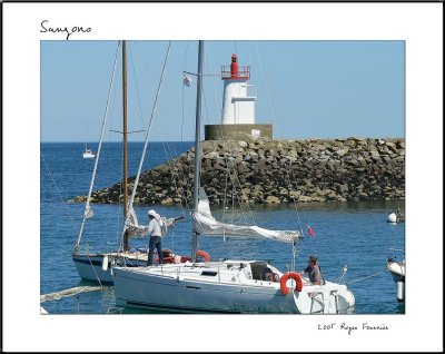 Sauzon port