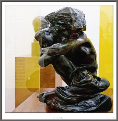 Cariatide  la Pierre : Auguste Rodin