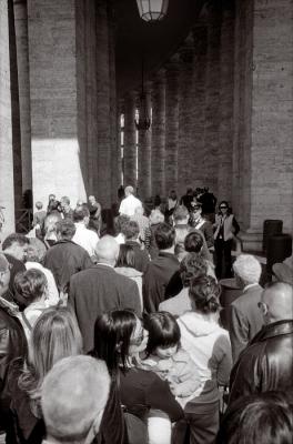 entering the vatican