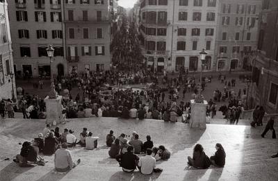 Piazza Spagna from top
