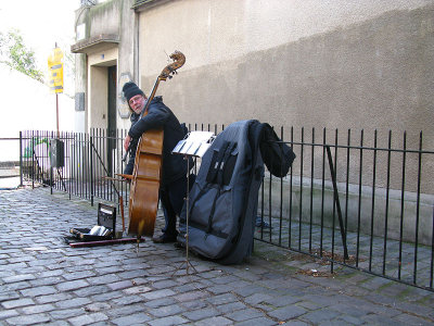 Montmartre - Double Bass Player_3