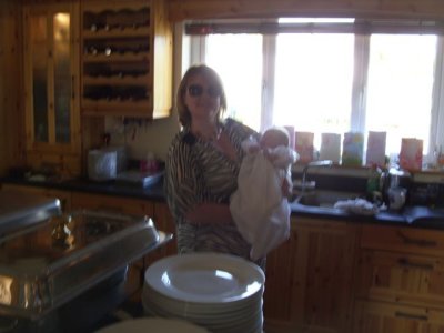 Pictures of Clodaghs christening.