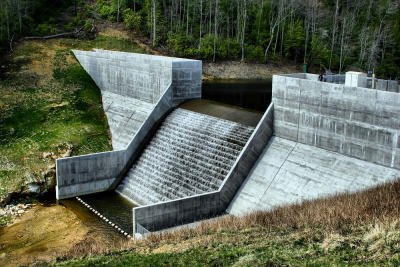 the new dam