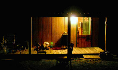 the front porch enjoying a quiet moment