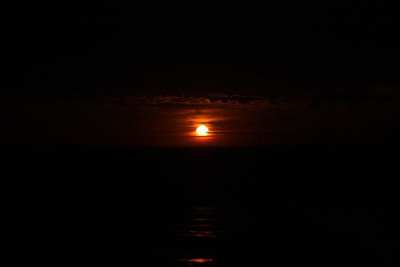 Full moon rising
