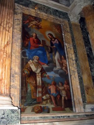 Painting inside the Vatican