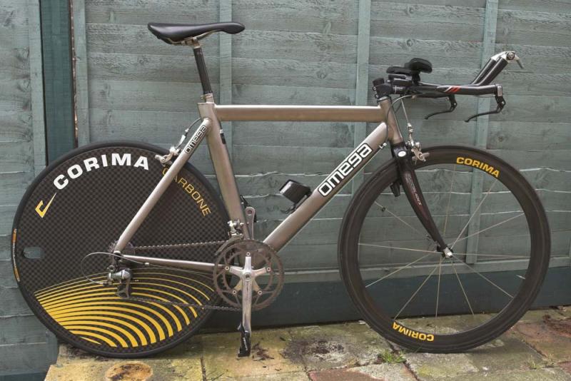 titanium time trial bike