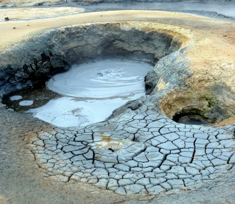 Bubbling Mud Pools at Hverir Fumarole Field