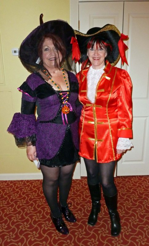 Toni & Susan at Our Halloween Party