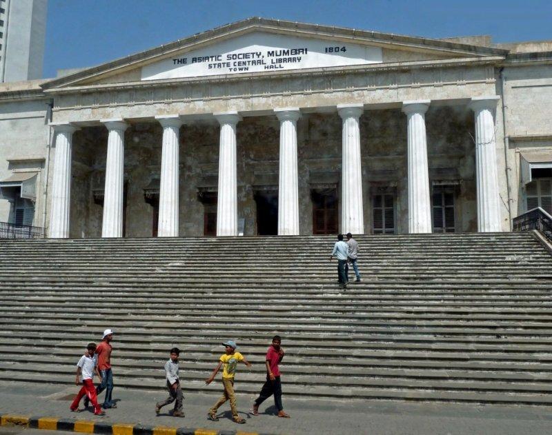 The State Central Library in Bombay Occupies the Old Colonial Town Hall (1833)